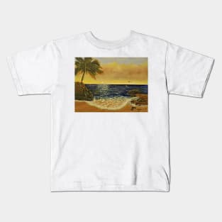 Tropical Island Kids T-Shirt